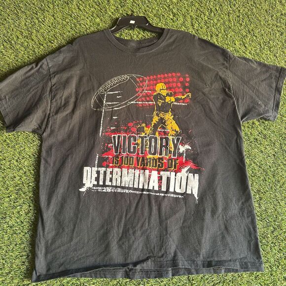 Champion T-Shirt Men’s XXL Black 100% Cotton Casual Tee‎ - Picture 1 of 5